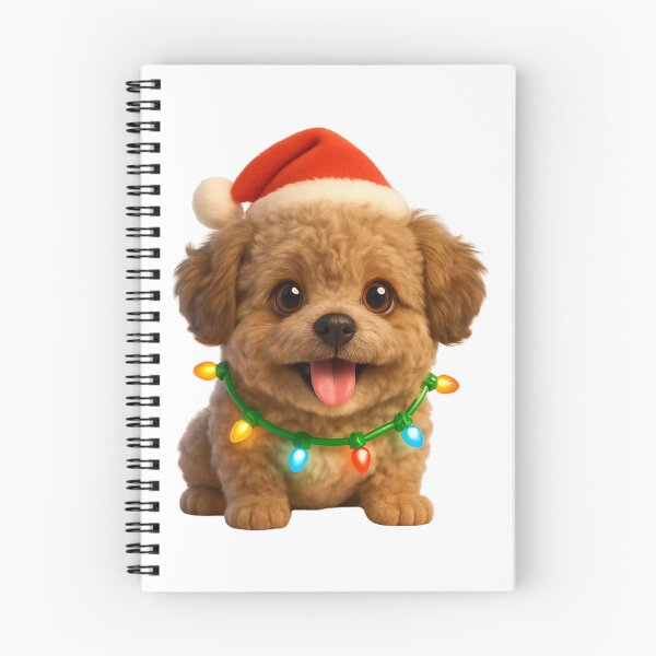 Artikelvorschau, Flauschiges Shih-Poo-Weihnachten entworfen und verkauft von Sillytoe.