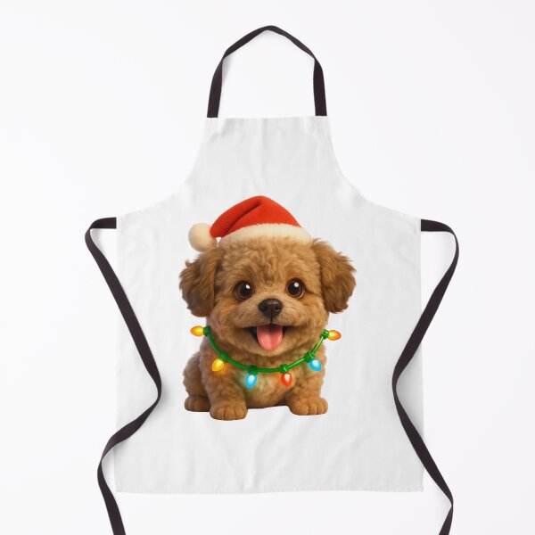 Item preview, Fluffy Shih Poo Christmas designed and sold by Sillytoe.