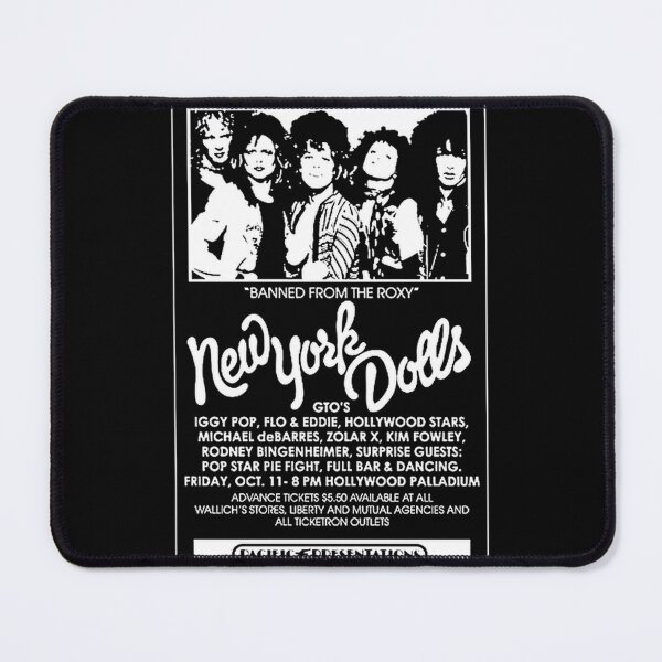 Item preview, Vintage New York Dolls Concert Poster Design for Music Lovers designed and sold by Alhusayn Alakhdhar.