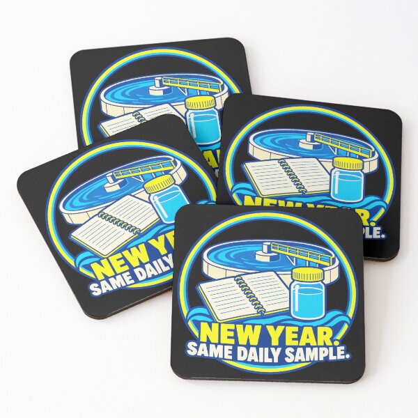 Item preview, New Year Same Daily Sample Water Treatment Operator Humor designed and sold by DreamLayerStudio.