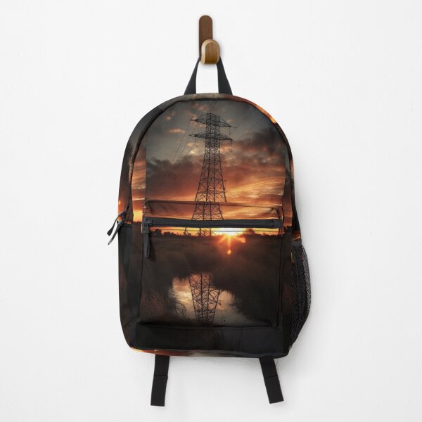 Item preview, Electricity Pylon Sunset Waters designed and sold by Pylon-Bureau.