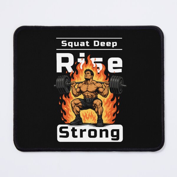 Item preview, Squat Deep. Rise Strong. designed and sold by TheFineShirt.
