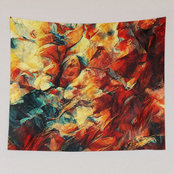 Item preview, Emberveil – The Crimson Bloom designed and sold by Absractshop4942.