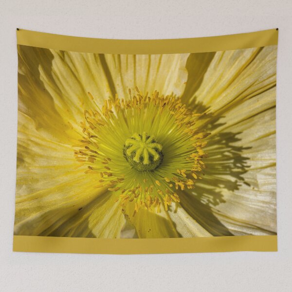 Item preview, Macro Yellow Poppy Flower designed and sold by Twisted Light Images.