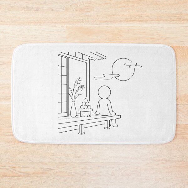 Item preview, Otsukimi Moon Viewing Festival in Japan - Japanese Culture Pictogram designed and sold by japan-picto.
