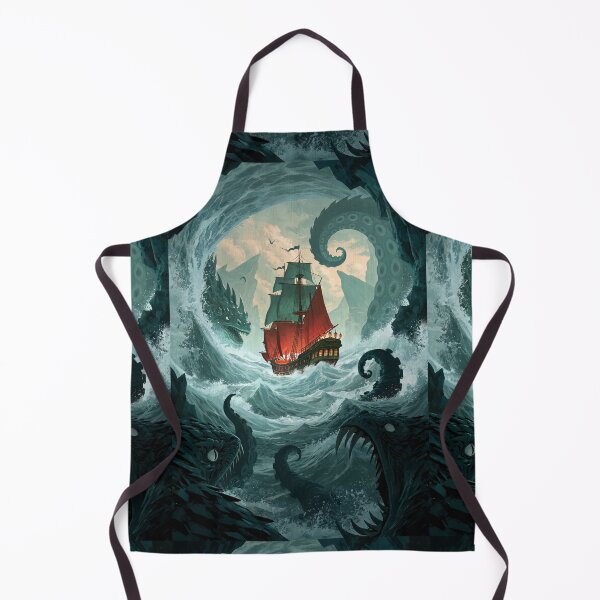 Artikelvorschau, Epic Sea Monster Encounter entworfen und verkauft von jodotodesign.
