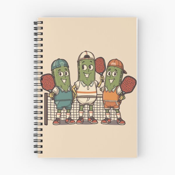 Artikelvorschau, Lustige Pickleball-Charaktere – Cartoon-Illustration entworfen und verkauft von @SHINTOSARTSTORE.