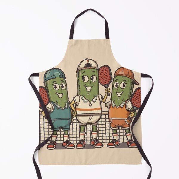 Item preview, Funny Pickle Characters Pickleball Team Cartoon Illustration designed and sold by @SHINTOSARTSTORE.