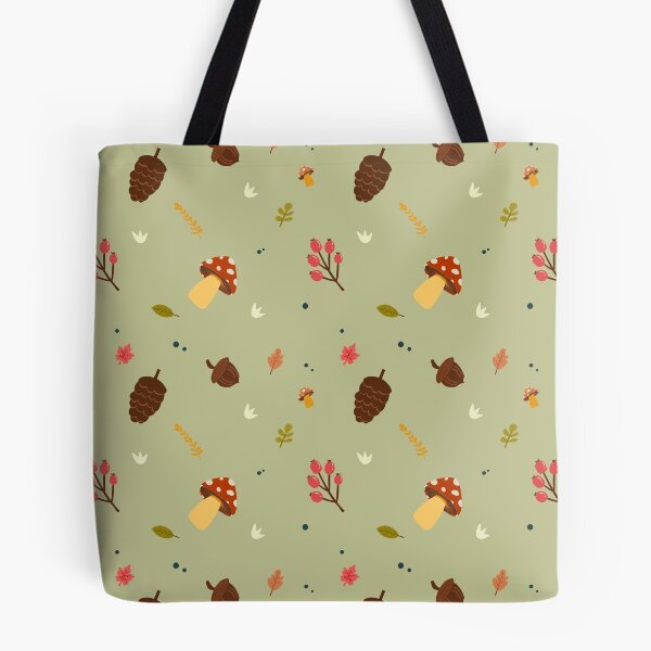 Item preview, Autumn seasonal Pattern-Olive,Red,Brown,Dark Yellow designed and sold by TainaSu Art.