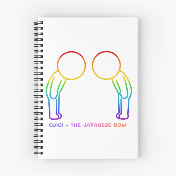 Item preview, Ojigi Japanese Bowing Etiquette - Rainbow Pride Culture Pictogram designed and sold by japan-picto.