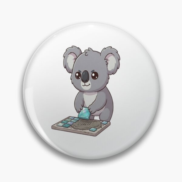 Item preview, Cute Koala Creating Mosaic Art designed and sold by Ella_Sketch.