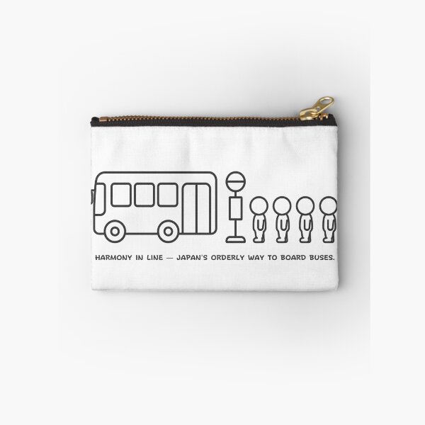 Item preview, Harmony In Line - Japan's Orderly Way To Board Buses designed and sold by japan-picto.