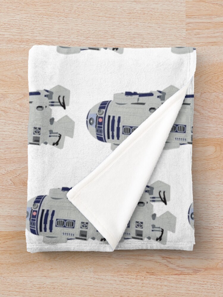 Thumbnail 3 of 6, Throw Blanket, R2D2 designed and sold by Inkbot3000.