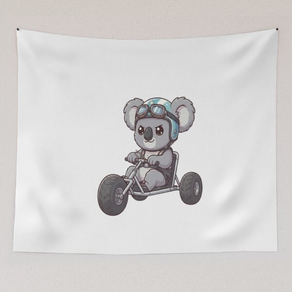 Item preview, Cute Koala Driving Drift Trike designed and sold by Ella_Sketch.