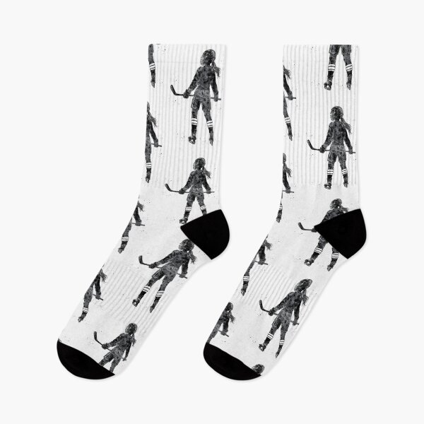 Item preview, Female Ice Hockey Player Watercolor Art designed and sold by Liededrom..