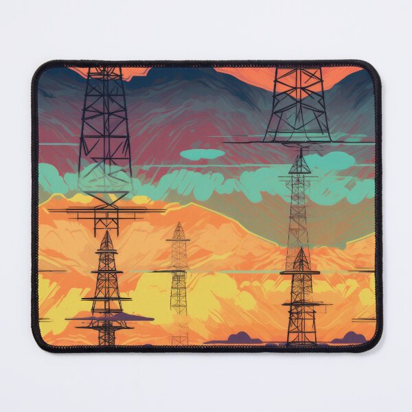 Item preview, Electricity Pylon Vintage Sky designed and sold by Pylon-Bureau.