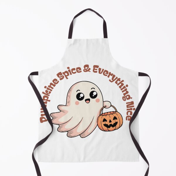 Item preview, Cute Ghost Pumpkin Spice and Everything Nice Halloween Art designed and sold by Alaakadry800.