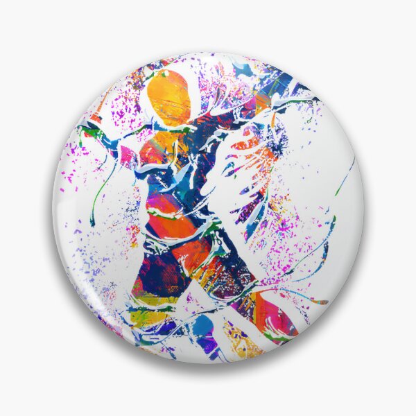 Item preview, Dynamic Badminton Player Executing Powerful Smash Action Design designed and sold by michaeldesings.