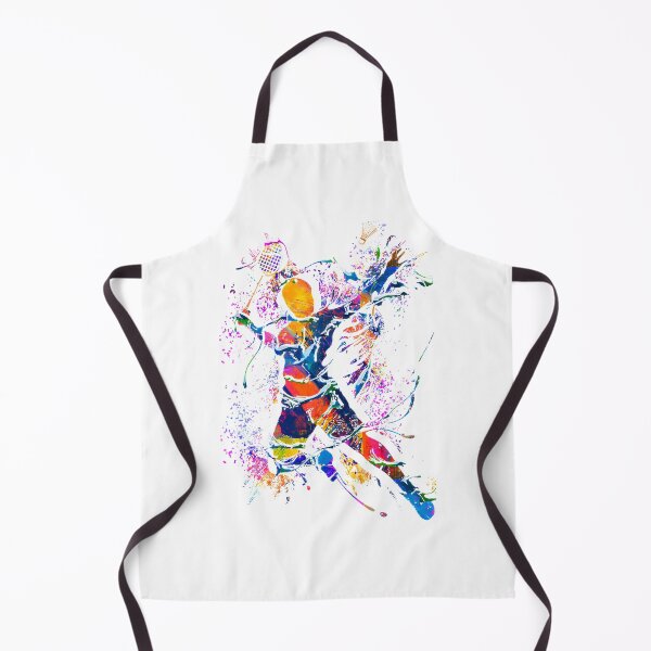 Item preview, Dynamic Badminton Player Executing Powerful Smash Action Design designed and sold by michaeldesings.