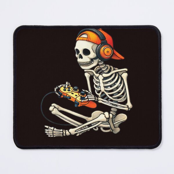 Item preview, Halloween Skeleton Gamer Video Gaming designed and sold by ianpowell39.