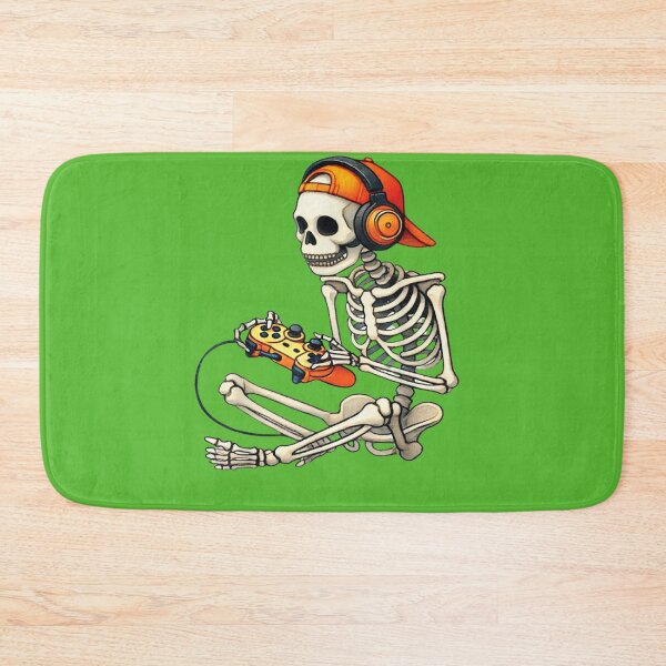 Item preview, Halloween Skeleton Gamer Video Gaming designed and sold by ianpowell39.
