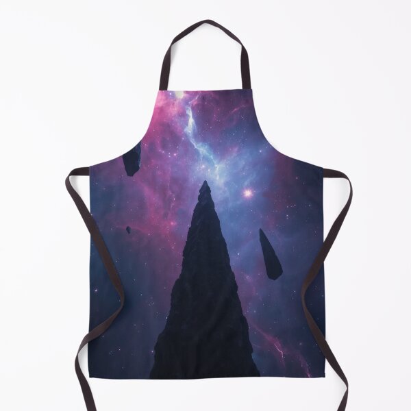 Item preview, Obsidian Spire Reaching Into Cosmic Magenta Nebula designed and sold by monkeybusiness.pt.