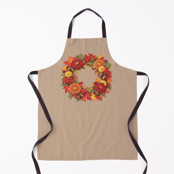 Item preview, Autumn Chrysanthemum and Berry Wreath designed and sold by Poplartree.