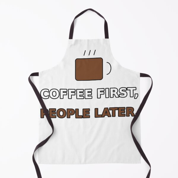 Item preview, Coffee First People Later - Funny Coffee Lover Shirt designed and sold by Jeffydesign.