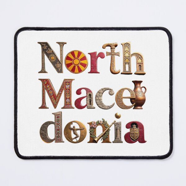Item preview, North Macedonia – Cultural Heritage & Symbols Art designed and sold by VladisWorld.