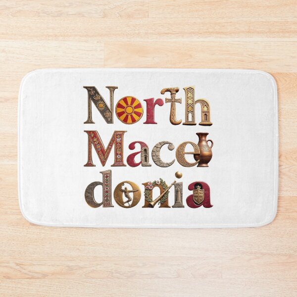 Item preview, North Macedonia – Cultural Heritage & Symbols Art designed and sold by VladisWorld.