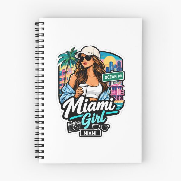 Item preview, Miami Girl Florida Beach Travel designed and sold by lorand-designs.
