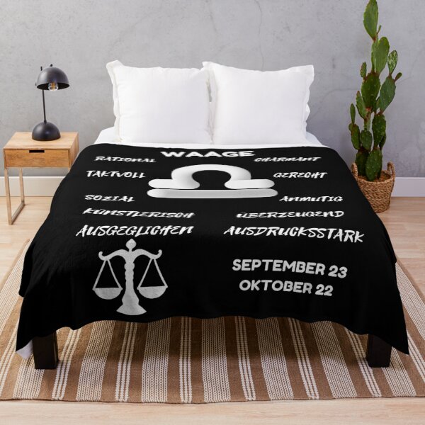 Artikelvorschau, Waage Sternzeichen Astrologie Horoskop Symbol - Classic White & Black entworfen und verkauft von ZODIARA.
