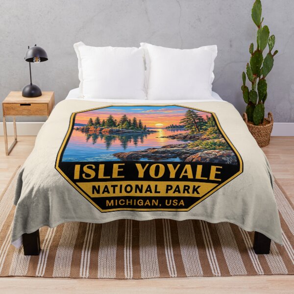 Artikelvorschau, Isle Royale Nationalpark Retro-Wildnis entworfen und verkauft von Gideon Emmerich.