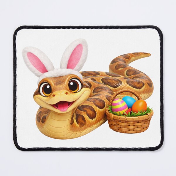 Artikelvorschau, Neugierige Boa Ostern entworfen und verkauft von Sillytoe.