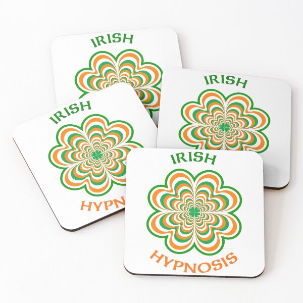 Item preview, Irish Hypnosis – Trippy Celtic Shamrock Optical Illusion designed and sold by Art of Sun.