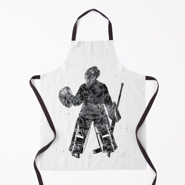 Item preview, Ice Hockey Goalie Watercolor Art designed and sold by Liededrom..