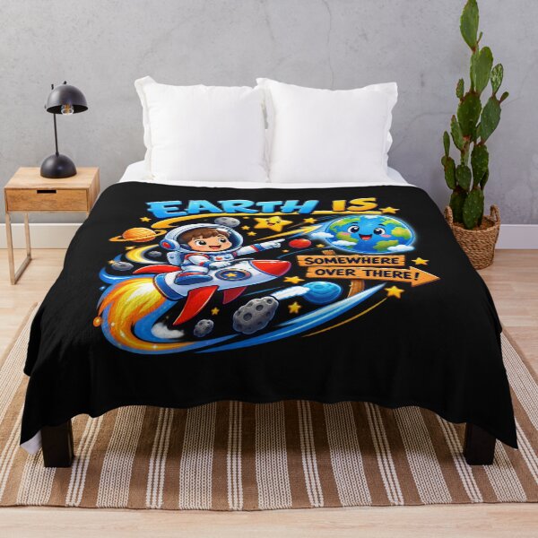 Item preview, Earth is Somewhere Over There Kids Cosmic Address designed and sold by Genius Geek.