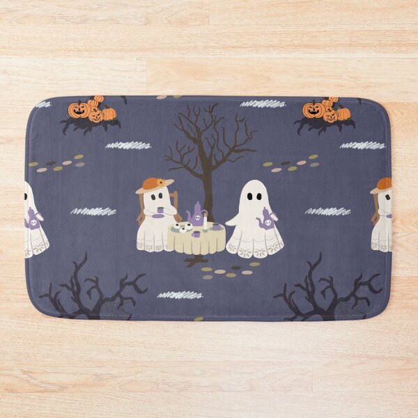 Item preview, Cute Halloween ghosts having a tea party under a dead tree designed and sold by i-have-idea.
