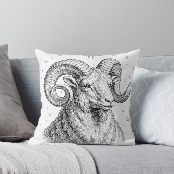 Item preview, Aries Zodiac Vintage Engraving Design designed and sold by luisluisluis.