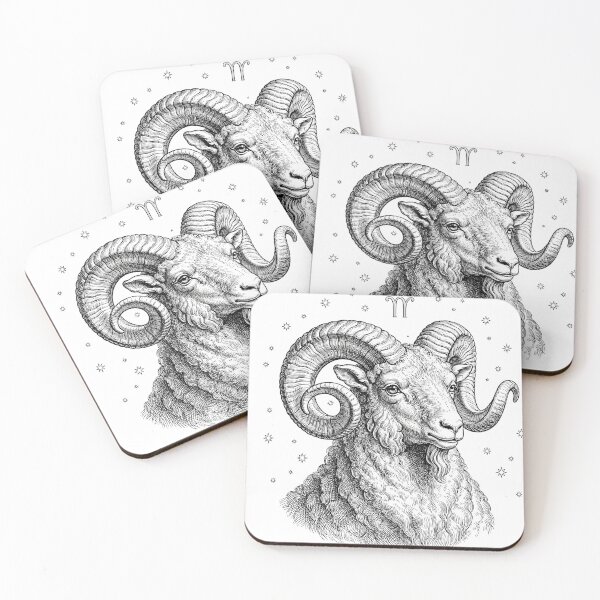 Item preview, Aries Zodiac Vintage Engraving Design designed and sold by luisluisluis.