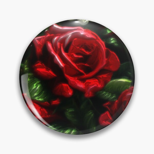 Item preview, Polished Metal Red Roses  designed and sold by Digital Attic 95.