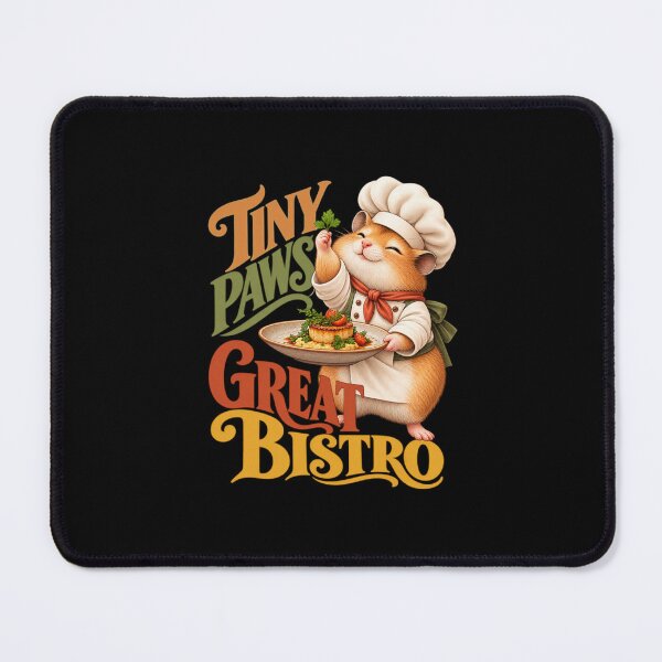 Item preview, Tiny Paws Great Bistro Hamster Chef designed and sold by PunchDrop.