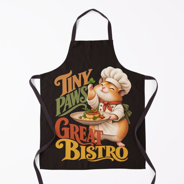 Item preview, Tiny Paws Great Bistro Hamster Chef designed and sold by PunchDrop.