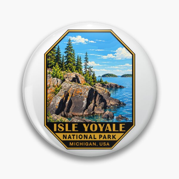 Artikelvorschau, Isle Royale Nationalpark Retro-Wildnis entworfen und verkauft von Gideon Emmerich.