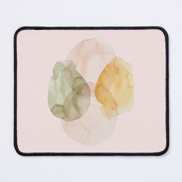 Item preview, Aesthetic Watercolor Abstract Shapes Minimalist Art Print designed and sold by bvdesignart.