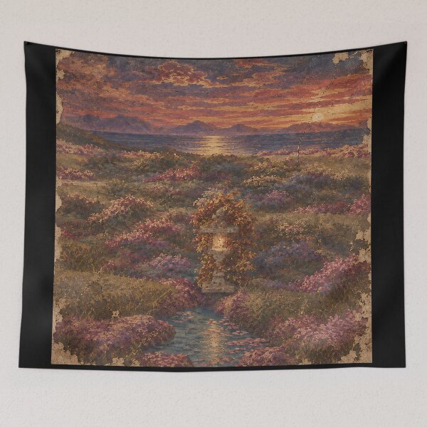 Item preview, Meadow of Dreams.(Ancient Mural) designed and sold by MaxDreamsArt.