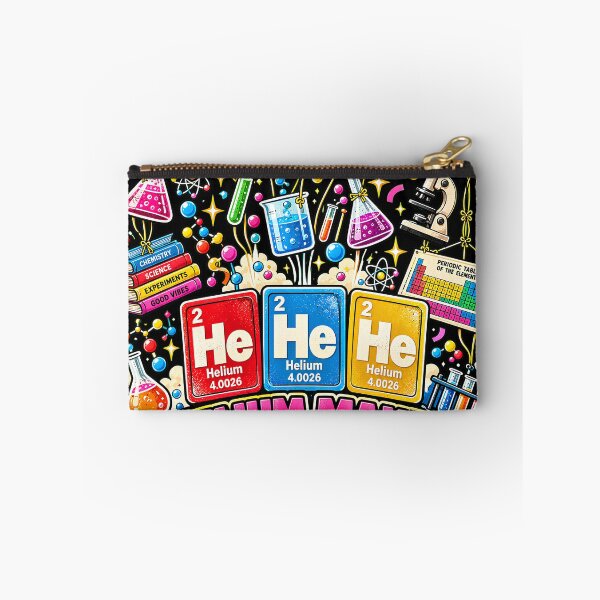 Item preview, Chemistry Nerd Tee, HeHeHe Helium Periodic Table, Helium Lover Gift, Funny Science Graphic Tee designed and sold by MOSSINDESING.