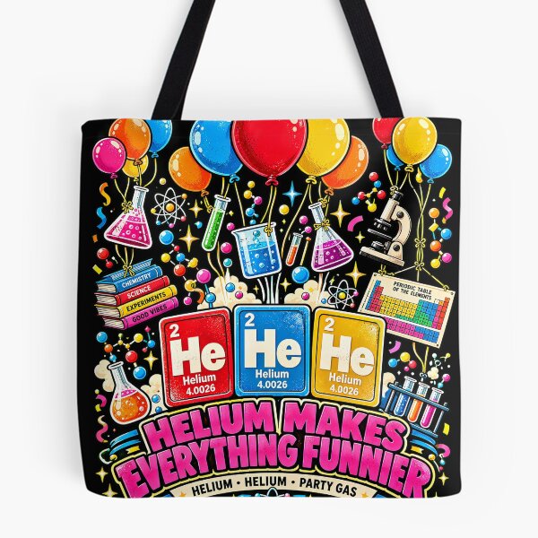 Item preview, Chemistry Nerd Tee, HeHeHe Helium Periodic Table, Helium Lover Gift, Funny Science Graphic Tee designed and sold by MOSSINDESING.