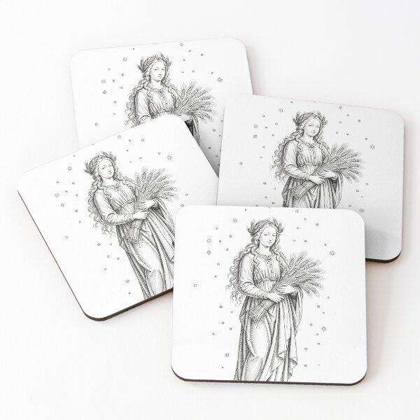 Item preview, Virgo Zodiac Vintage Engraving Design designed and sold by luisluisluis.