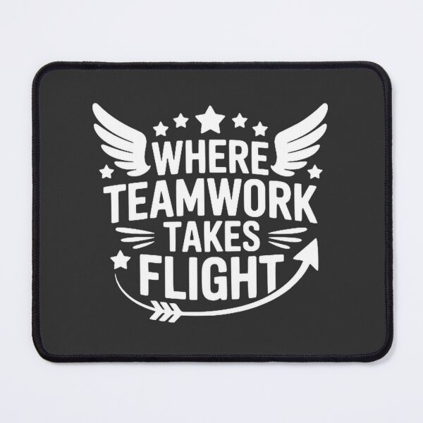 Item preview, Where Teamwork Takes Flight Inspirational Motivational Design designed and sold by favouriteraul.